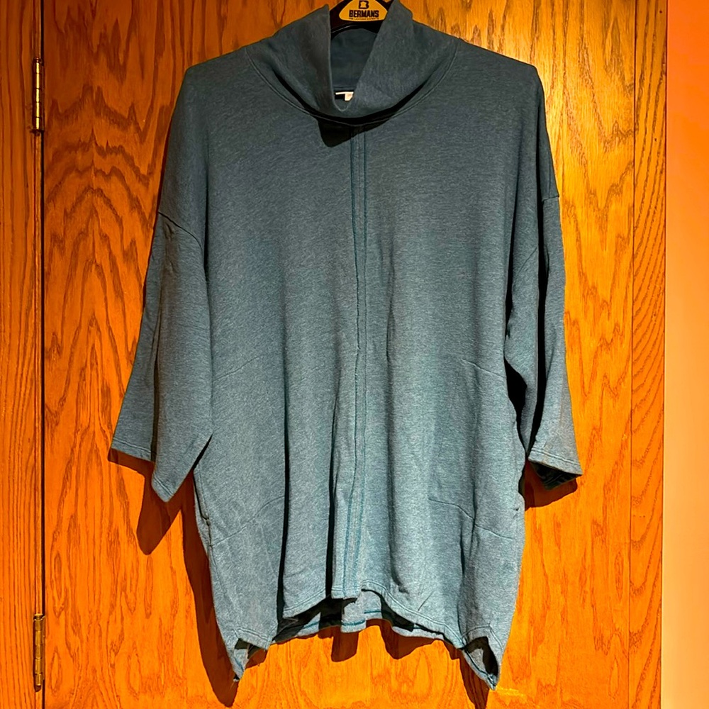 Pure Jill sweater/sweatshirt loose mock turtle tunic